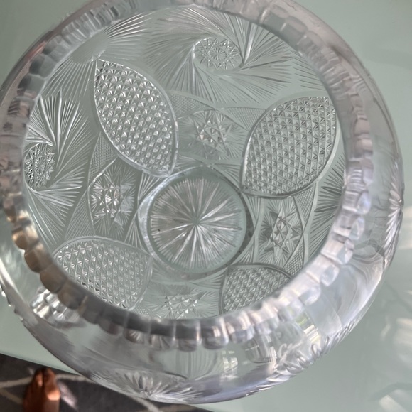 Vintage Signed crystal vase - Picture 3 of 3